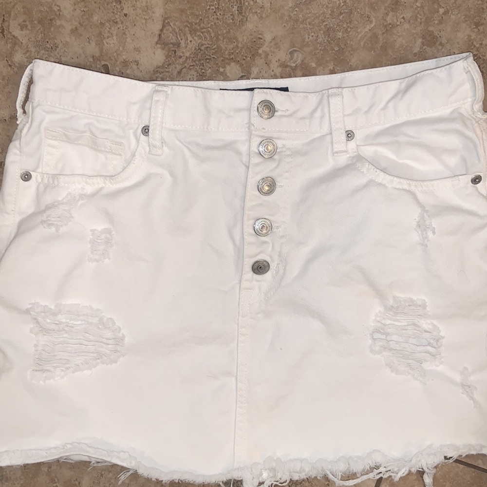 AERO Ripped High Rise Mini Skirt - Picture 3 of 4